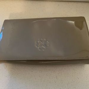 LK Bennett Grey Tan Clutch